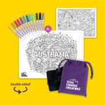 AUSTRALIA | Re-FUN-able™ Reusable Colouring + Doodle Mat