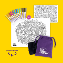 AUSTRALIA | Re-FUN-able™ Reusable Colouring + Doodle Mat