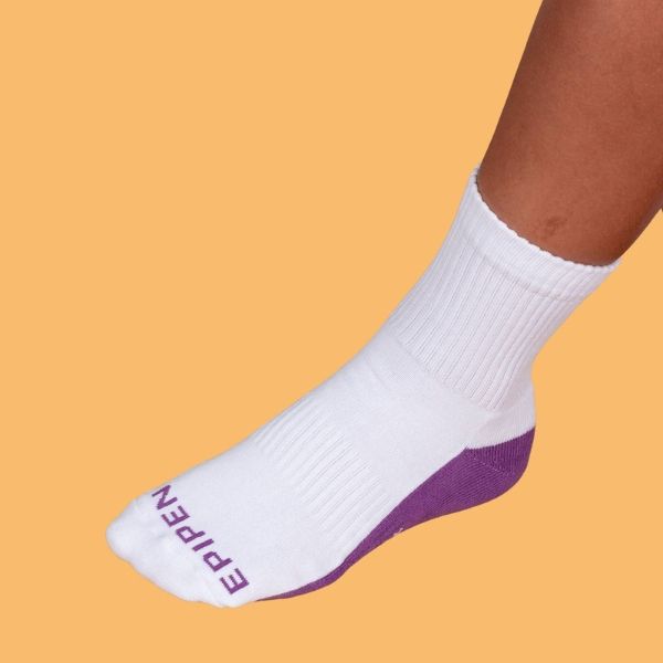 Allergy reminder socks