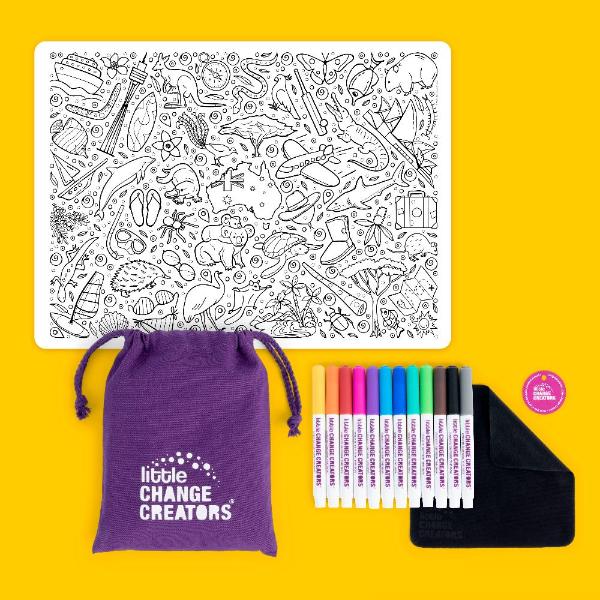 Australia Little Change Creators Doodle Mats Back