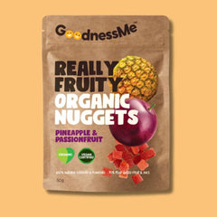 GoodnessMe Pineapple Passionfruit Organic Nuggets 50g