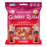 Packaging of CherryChews Gummy Rush Cola Bottles on a white background