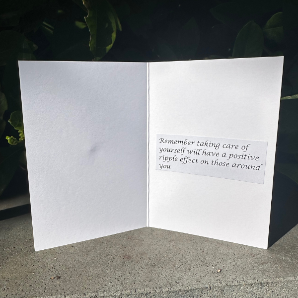 Handmade Card For Allergy Mum Inside Message
