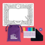 Imagination Little Change Creators Doodle Mat set Back