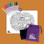 Jurassic Little Change Creators Doodle Mat set Front