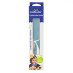 Kiddikutter sky blue child safe knife packaging on a white background