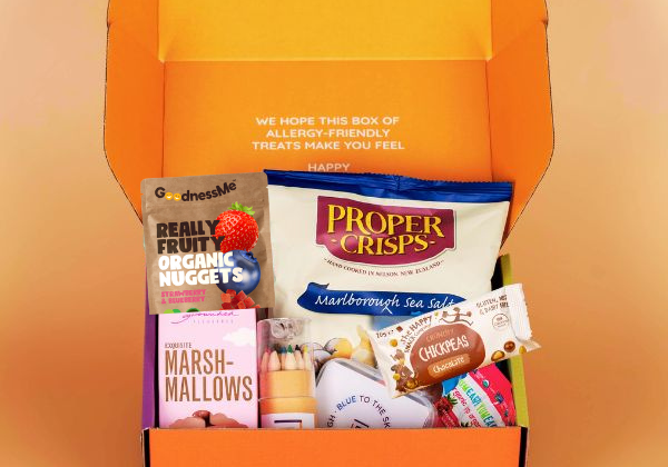 Kids Party Box Allergy Friendly Snacks
