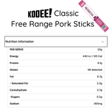 Kooee! Sticks Free Range Pork Classic 25g