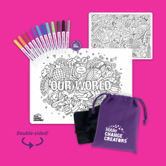 OUR WORLD Reusable Doodle Mat