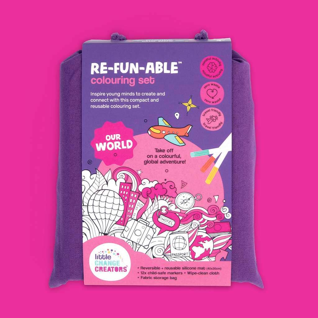 OUR_WORLD_Reusable_Doodle_Mat Re_Fun_Able_Colouring_Set