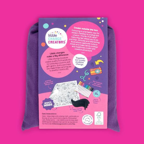 Our World Little Change Creators Doodle Mat set back