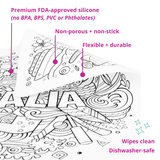 Premium FDA Approved Silicone Colouring Mat