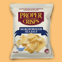 Proper Crisps Marlborough Sea Salt 40g