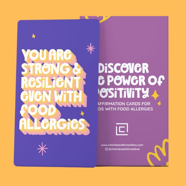 Affirmation Cards for Kids with Food Allergies