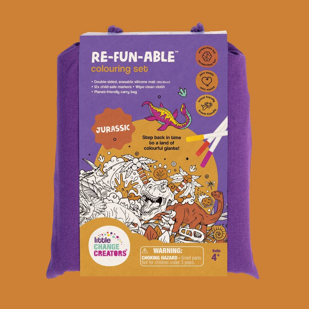 Re Fun Able Colouring Set Jurassic