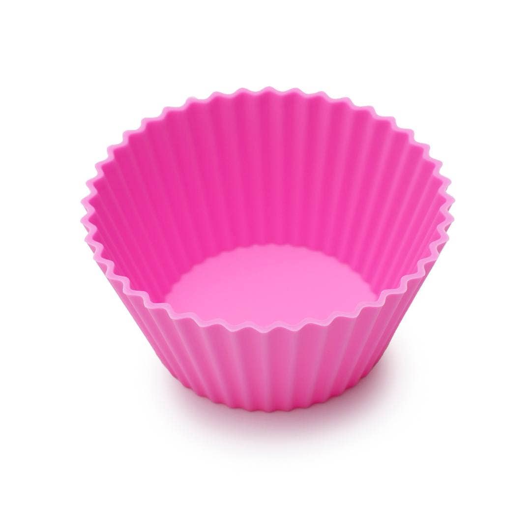 Silicone Muffin Cup Pink Above