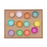 Silicone Muffins Cups Bright Range Above