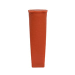 Silicone Push Up Ice Block Moulds Retro Burnt Orange Lid Closed