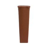Silicone Push Up Ice Block Moulds Retro Chocolate Brown Lid Closed