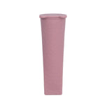 Silicone Push Up Ice Block Moulds Retro Dusty Pink Lid Closed