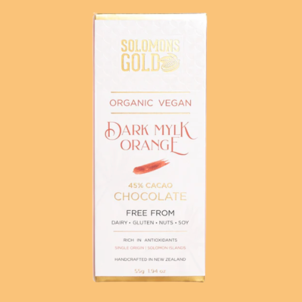 Solomons Gold Dark Mylk Orange Chocolate