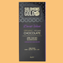 Solomons Gold Dark Velvet Organic Vegan Chocolate packaging on a beige background