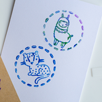 Stampies Original Fun Silicone Animal Cookie Stamps Painting