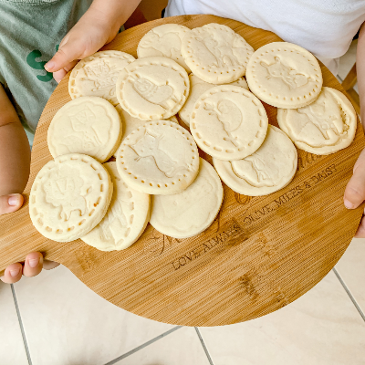 Stampies Original Fun Silicone Animal Cookie Stamps Platter Cookies