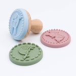 Stampies Original Fun Silicone Animal Cookie Stamps Three