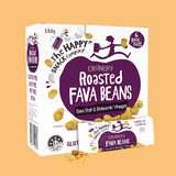 The Happy Snack Company Roasted Fava Beans Sea Salt Balsamic Vinegar