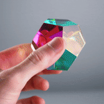 The Mundus CMY Cubes video turning it in hand
