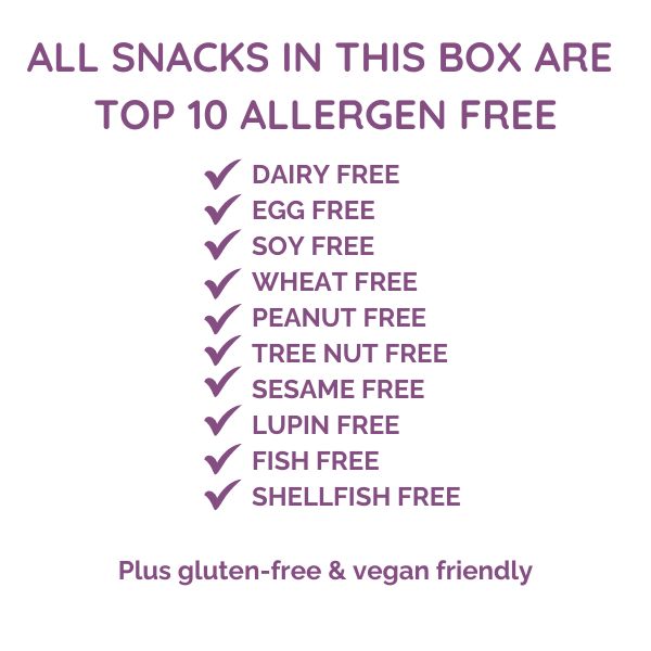 Top 10 Allergen Free Gluten Free Vegan Snack Box
