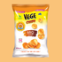 Vege Chips BBQ 100g Front Package on peach background