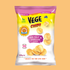 Vege Chips Sea Salt Vinegar 100g Front Package on Orange background