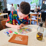 WILD! Pocket Reusable Colouring Mat | Animal Activity Gift