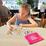 WILD! Pocket Reusable Colouring Mat | Animal Activity Gift