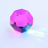 Multicolored geometric object on a light background