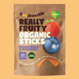 GoodnessMe Organic Fruit Sticks Strawberry & Blueberry 8pk 120g