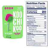 Koochikoo No Sugar Lollipops Vitamin C Watermelon 62g
