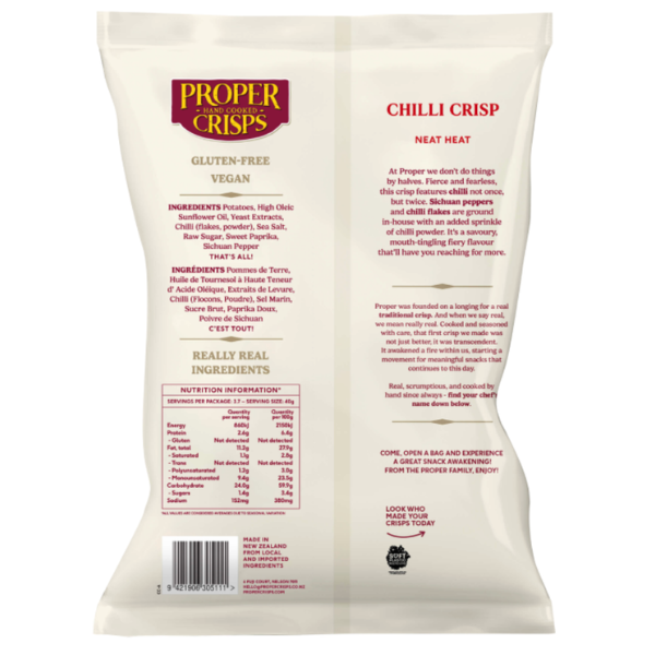 Proper Crisps Chilli Crisp 150g