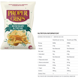 Proper Crisps Rosemary & Thyme 150g