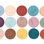 stampies cookie stamps australian animals flatlay